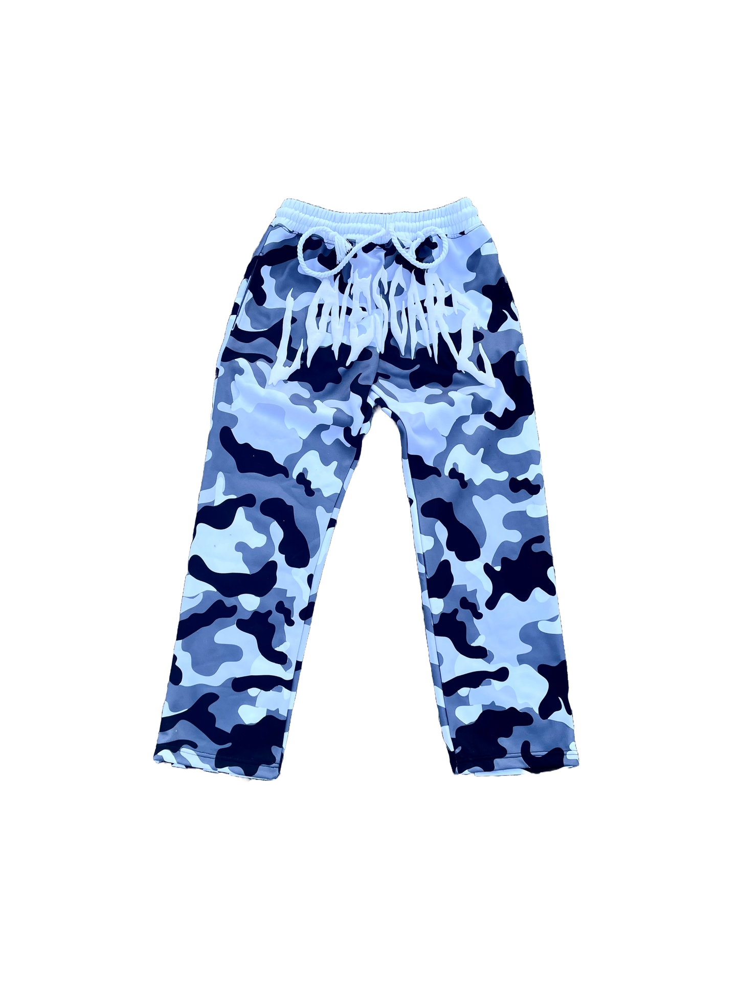 BLACK & GREY CAMO PANTS