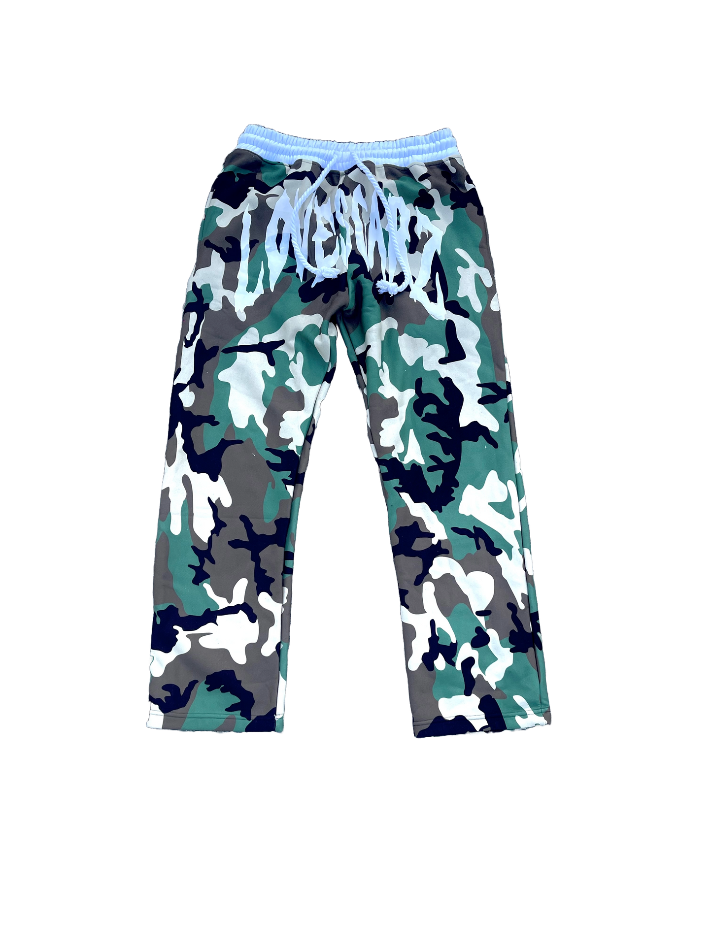 GREEN CAMO PANTS