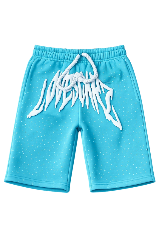 Turquoise Stars Shorts