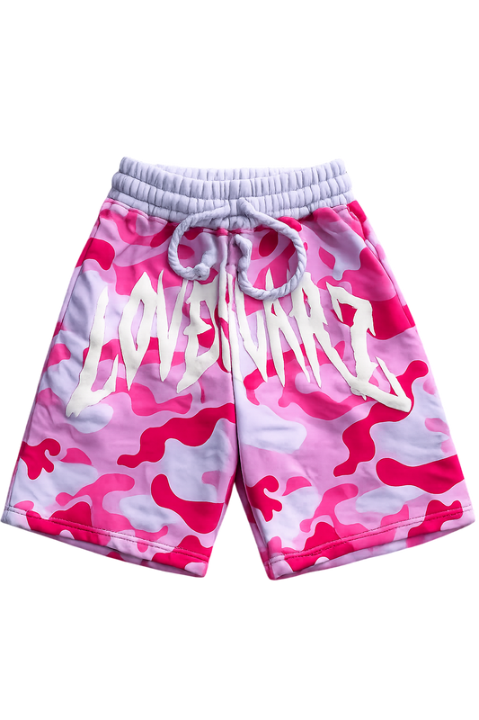 PINK CAMO SHORTS