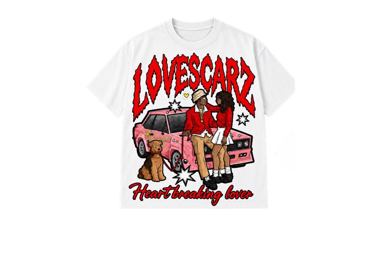 White Lovescarz T-shirt